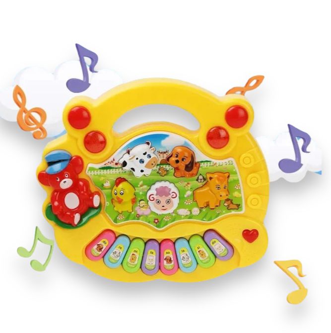 Piano Didáctico Para Niños Con Sonido De Animales Y Musica 
